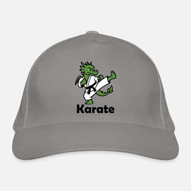 Karate Drache Bio-Baseballkappe