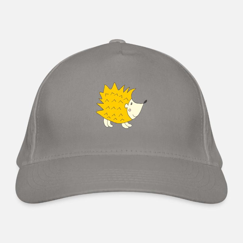 igel gelb Bio-Baseballkappe