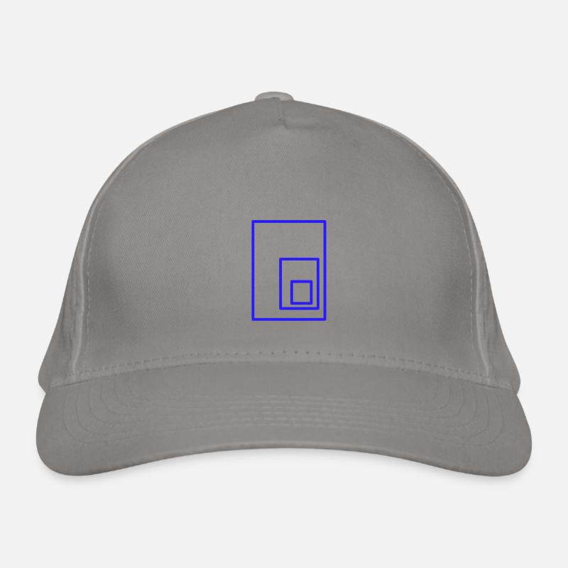 rectangles Organic Baseball Cap