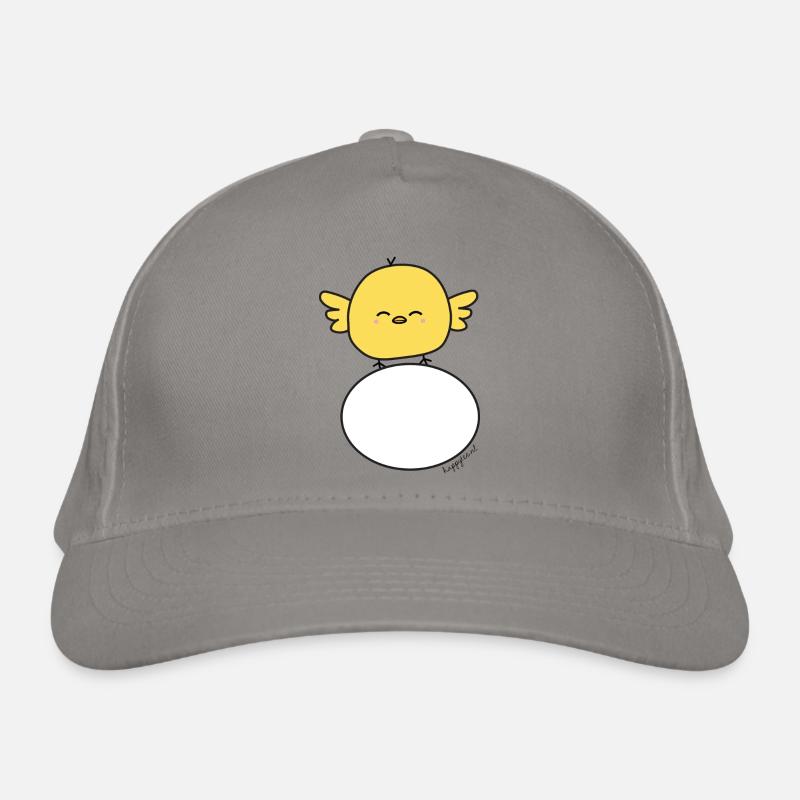 Chick on an egg Organic Baseball Cap