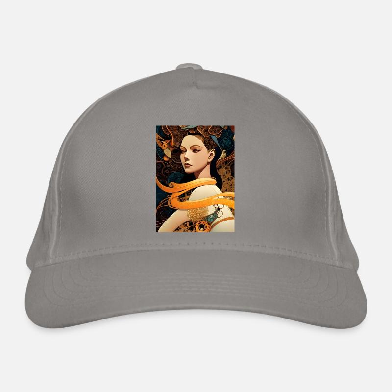Naina - Geometrisch mechanischer Kunst Stil Bio-Baseballkappe
