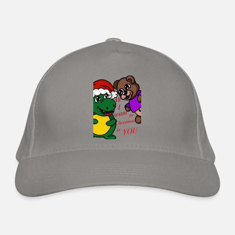 Weihnachtswunsch Bio-Baseballkappe