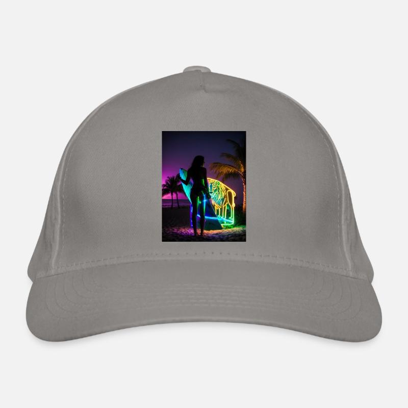 Lion Surfer Bio-Baseballkappe