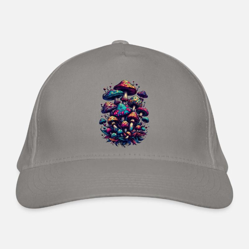 Psychedelic Mushroom Magic Organic Baseball Cap