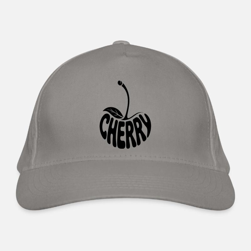 Cherry - Cool Fruit Logo Organic Baseball Cap