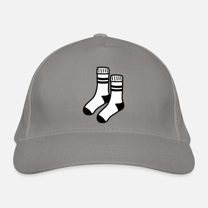 White Socks Organic Baseball Cap