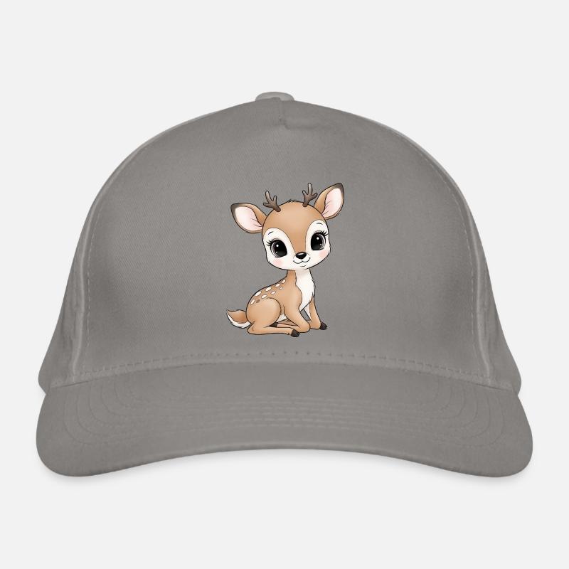 Cute Foal Cartoon Organic Baseball Cap