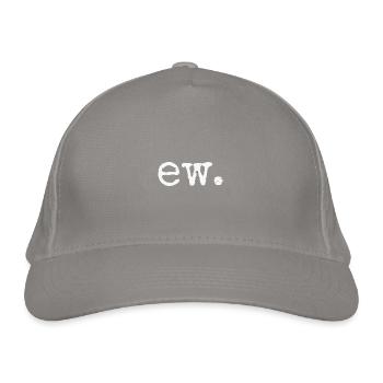 Ew. Yuck. Disgusting. Funny Statement Fun - Organic Baseball Cap - light grey - Front