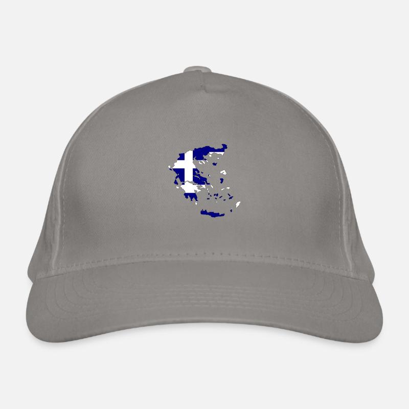 Greece Organic Baseball Cap