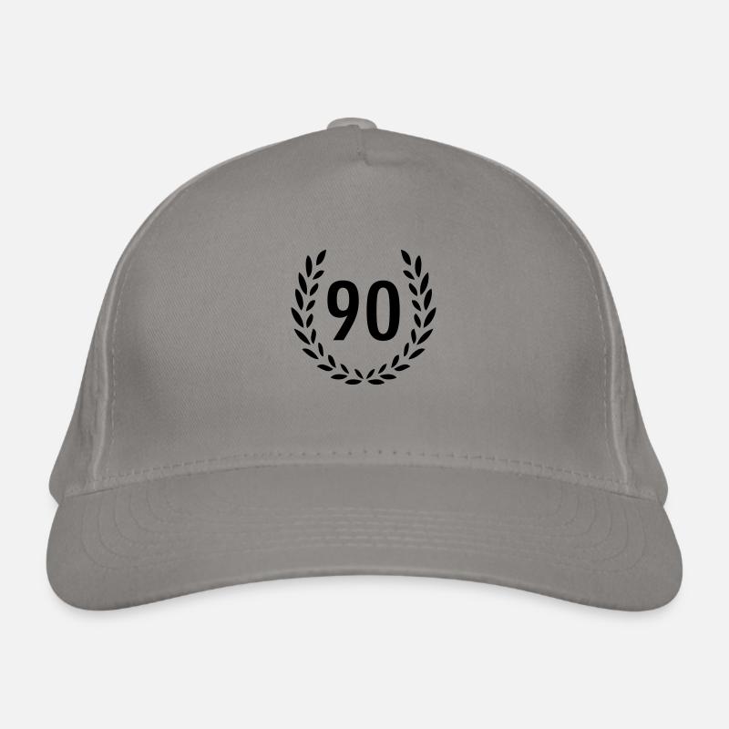 90. Geburtstag Jubiläum Kranz Bio-Baseballkappe