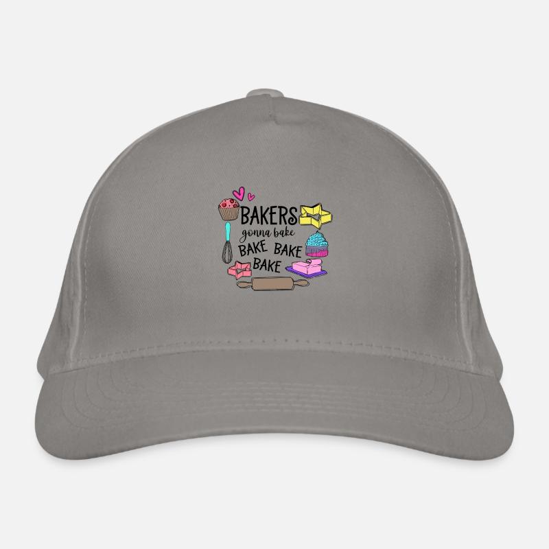 Baking Baker Baker Bakery Confectionery Cake Organic Baseball Cap