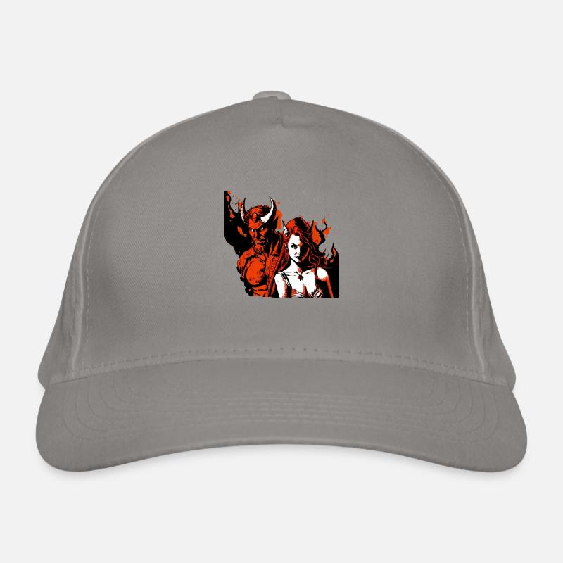The Devil and the Witch Organic Baseball Cap