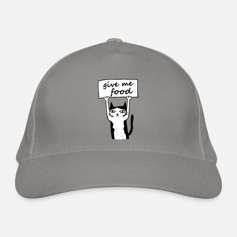 Mon chat - me donner à manger Casquette classique bio