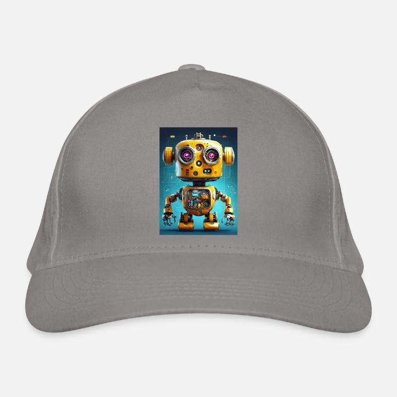 Robot Metal Robot Organic Baseball Cap