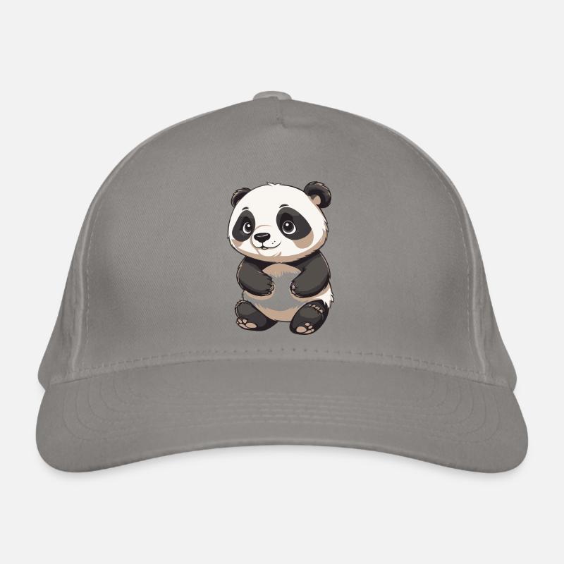 Panda mignon - Conception d’animaux Casquette classique bio