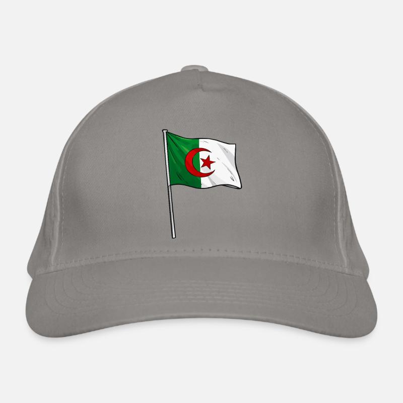 Algerische Flagge Bio-Baseballkappe