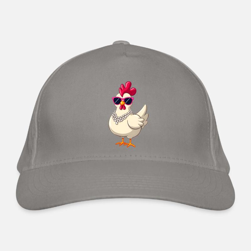 Huhn Bio-Baseballkappe
