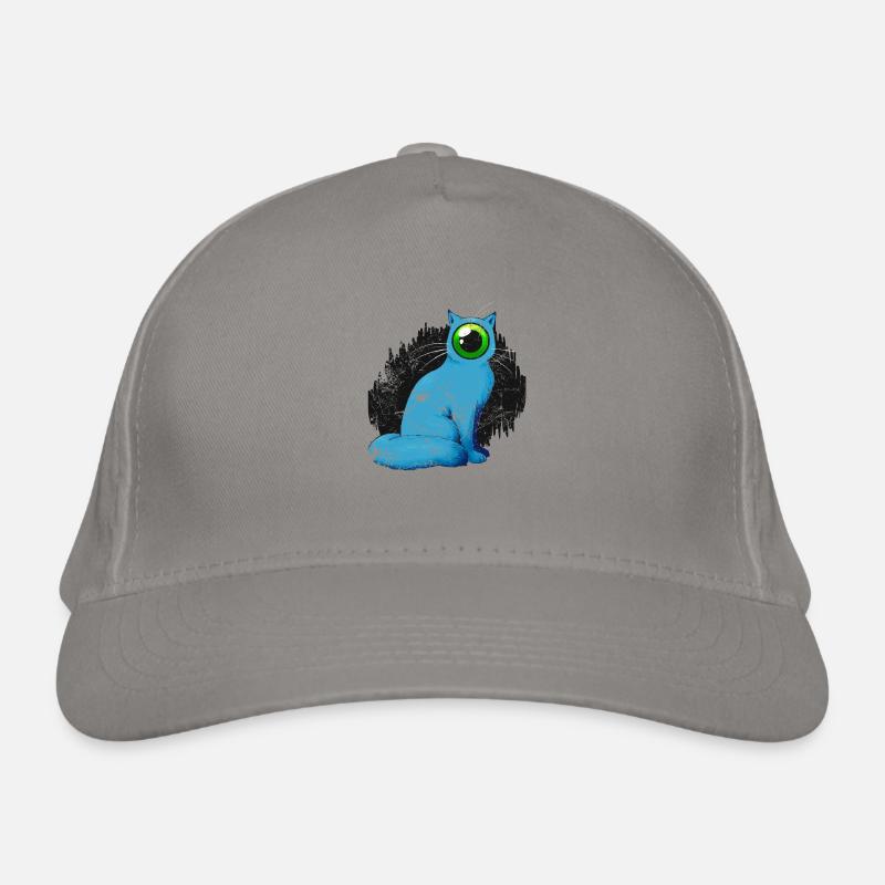 Cyclops cat Weird Organic Baseball Cap