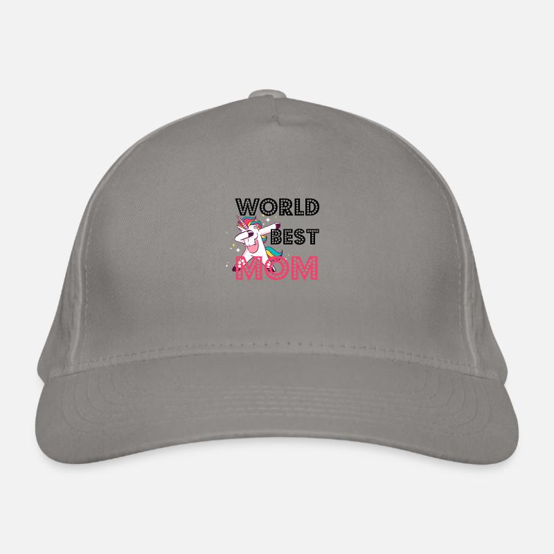 Weltbeste Mama Geschenk Mutter Einhorn dabbing Bio-Baseballkappe