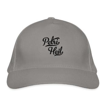 Petri Heil - Bio-Baseballkappe - Hellgrau - Vorne