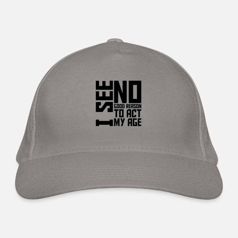 pour agir à mon âge Casquette classique bio