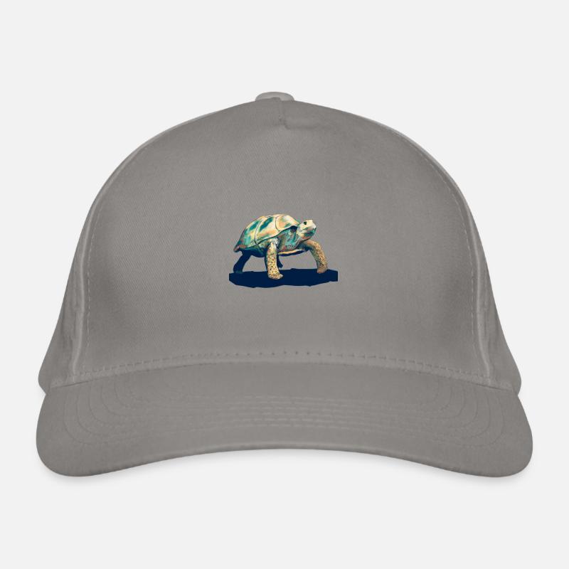 Turtle Illustration Organic Baseball Cap