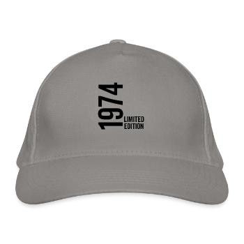 1974 Limited Edition - Bio-Baseballkappe - Hellgrau - Vorne