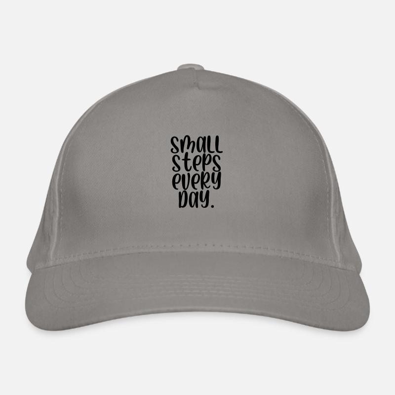 Small steps every day Bio-Baseballkappe