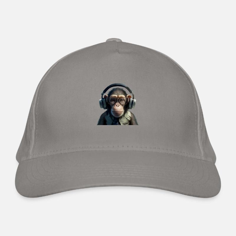 Maki le singe mélomane Casquette classique bio