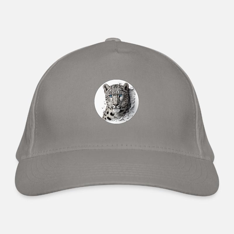 An endangered snow leopard Organic Baseball Cap