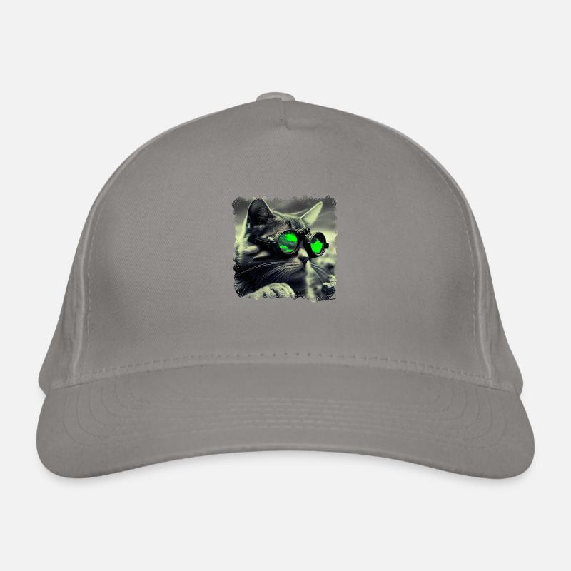 Les chats trouvent leur chemin dans l’obscurité Casquette classique bio