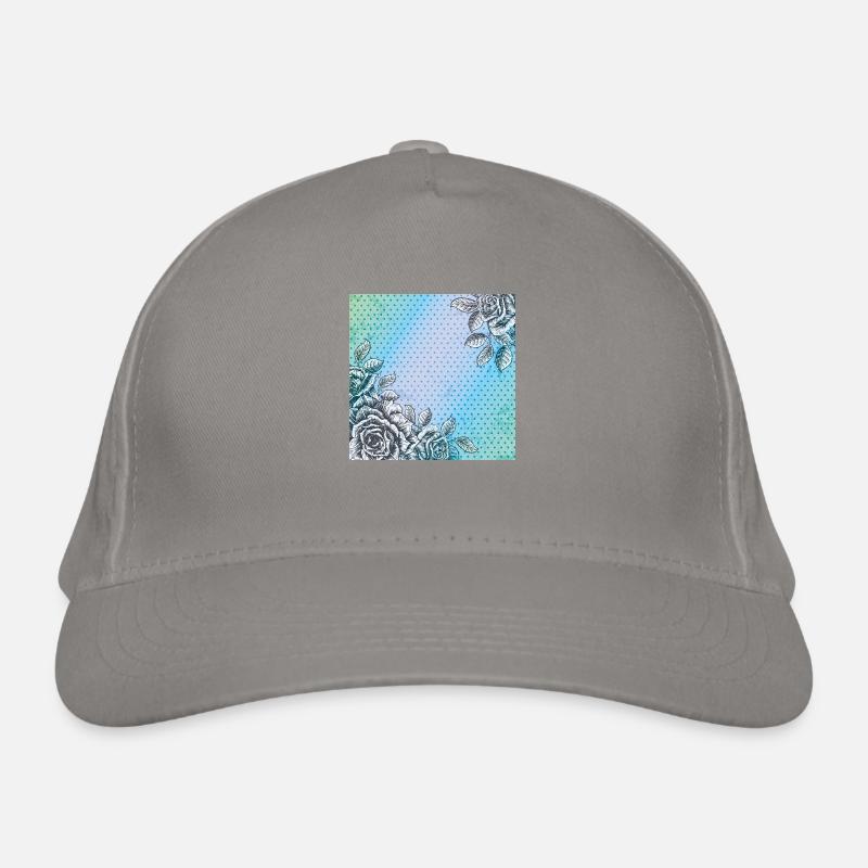 Rose background Organic Baseball Cap