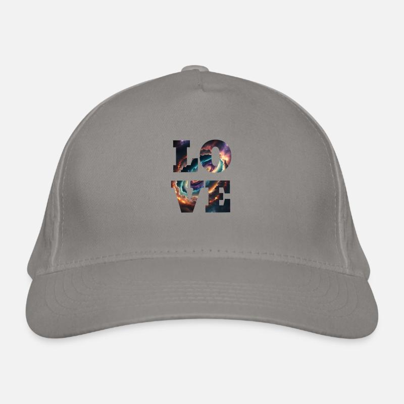 Love is infinite Organic Baseball Cap