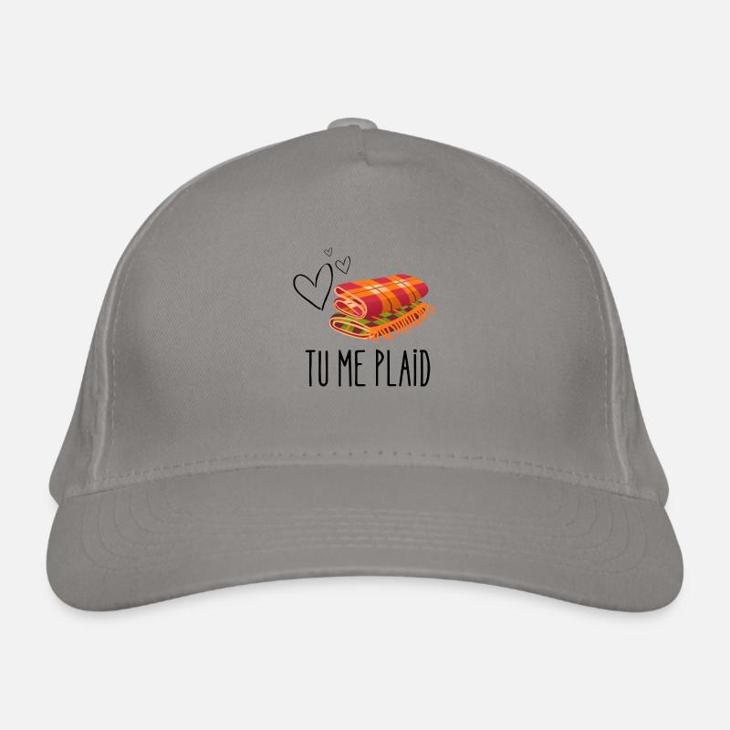 tu me plaid Casquette classique bio