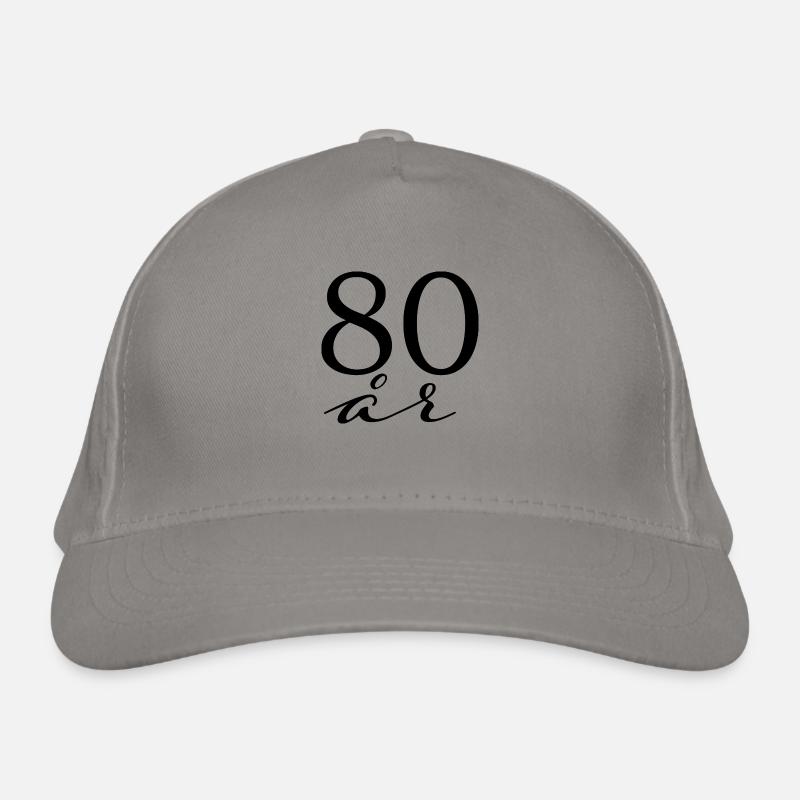 80 ans Casquette classique bio