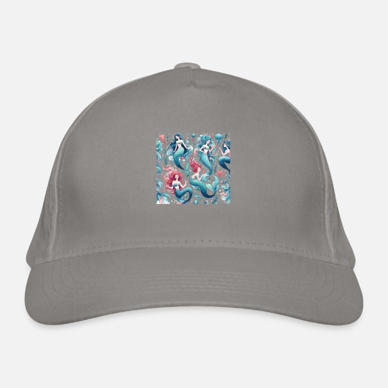 Mermaid Pattern Gift Organic Baseball Cap