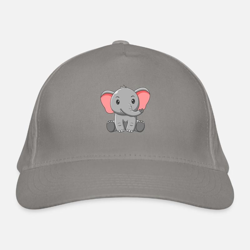 Elephant Organic Baseball Cap