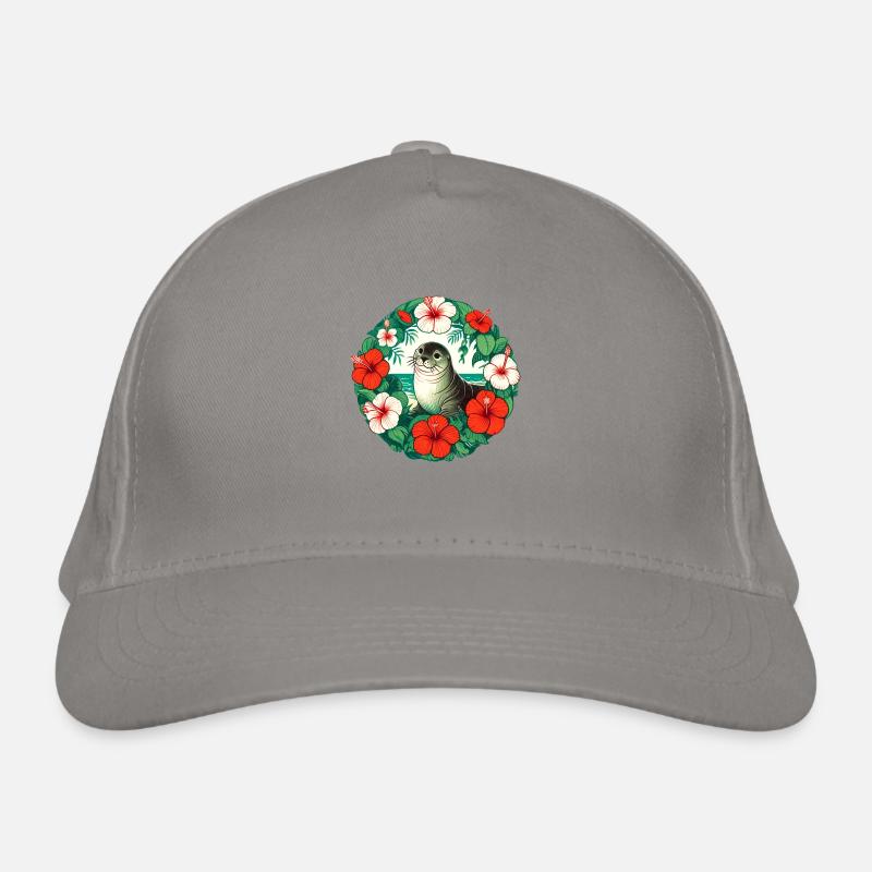 Phoque moine hawaïen rétro Casquette classique bio