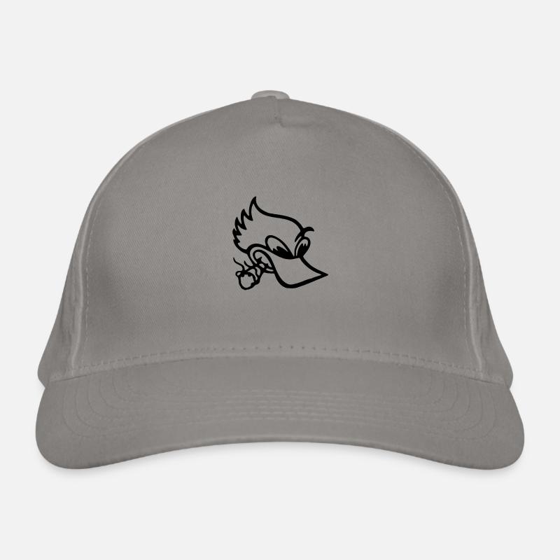 Smoking Duck Organic Baseball Cap