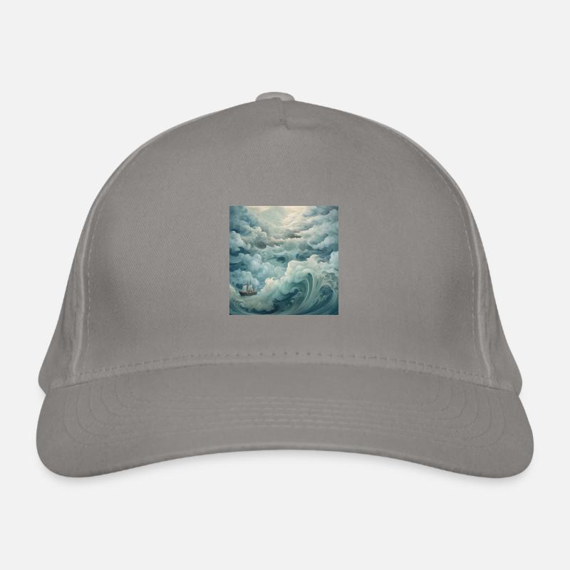 Alone on the cloudy waves Casquette classique bio