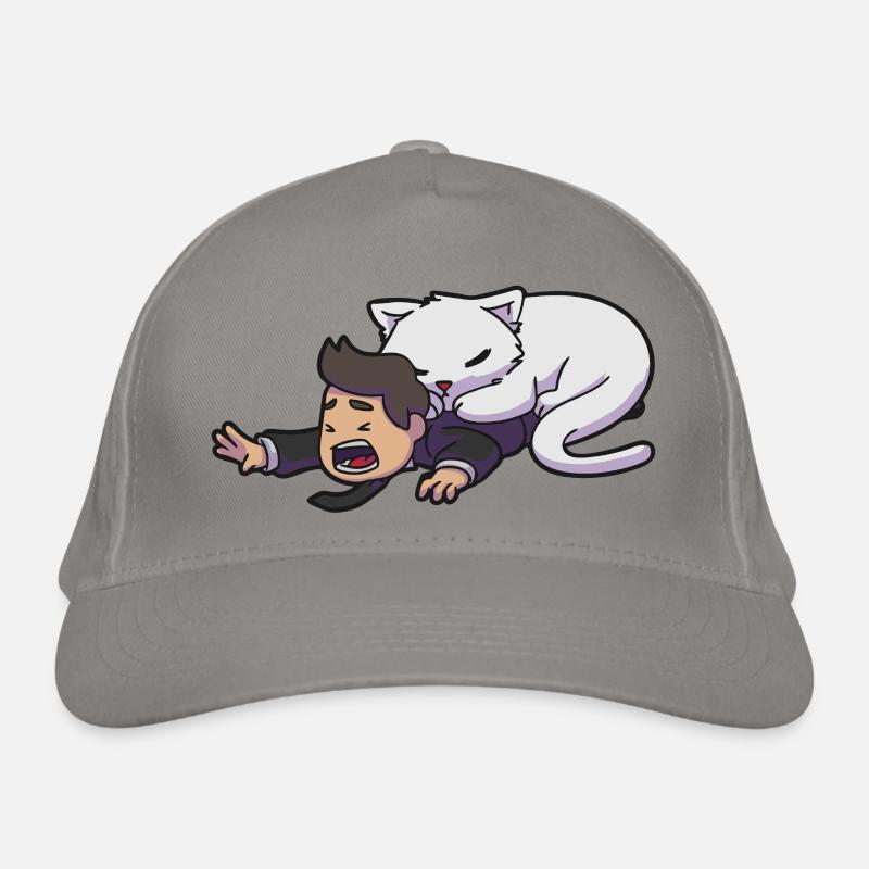Cuddly cat Organic Baseball Cap