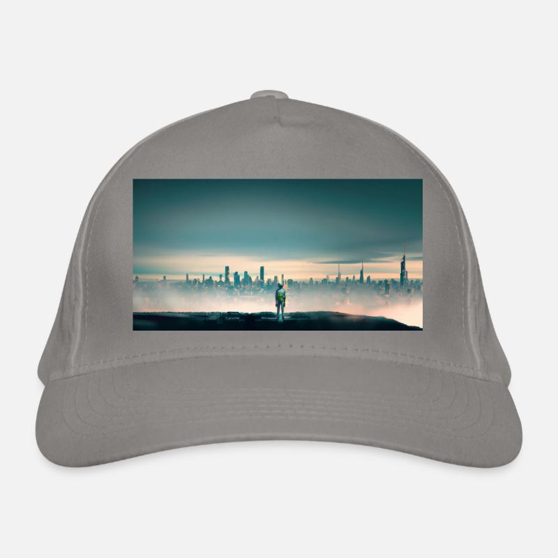 Lone robot Organic Baseball Cap