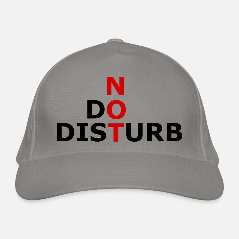 Message : Ne pas déranger Casquette classique bio