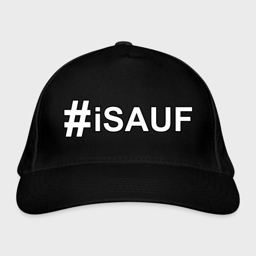 Hashtag iSauf - Bio-Baseballkappe