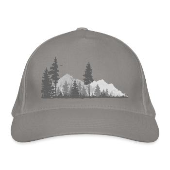 Nature - Casquette classique bio - gris clair - Devant