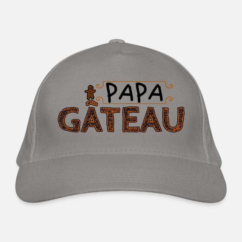 Papa gâteau. Casquette classique bio