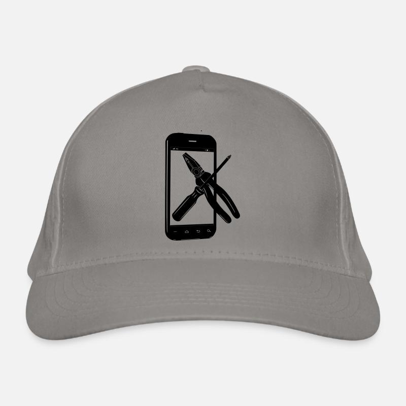 Smartphone avec outils Casquette classique bio
