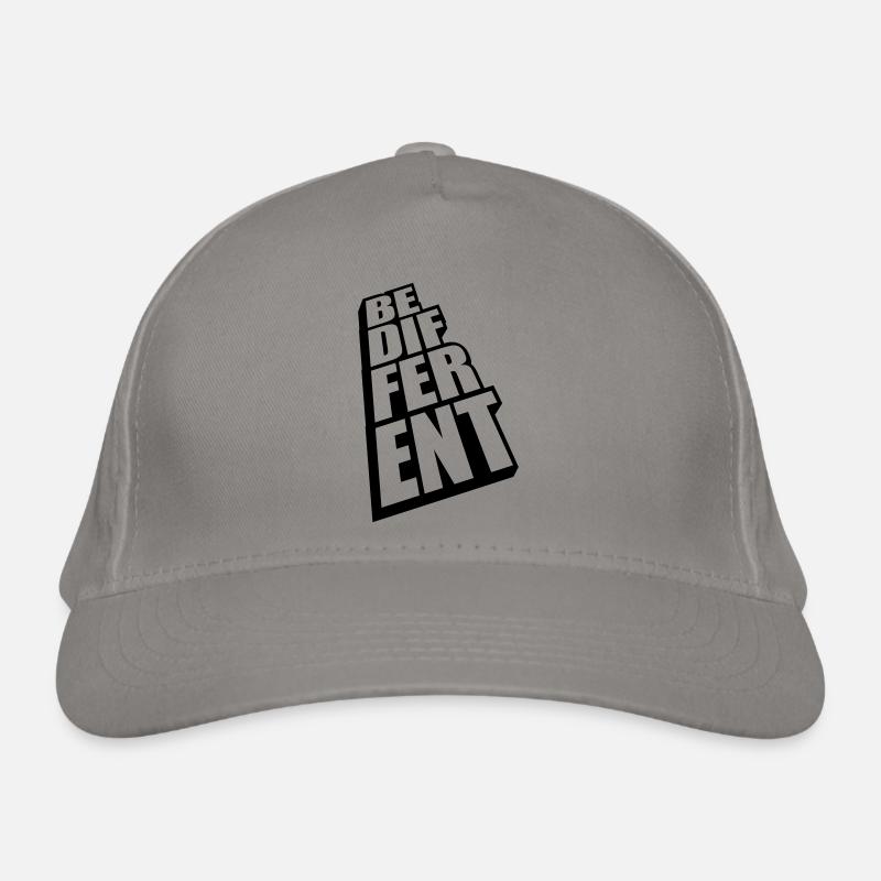 Be different Logo Design Bio-Baseballkappe