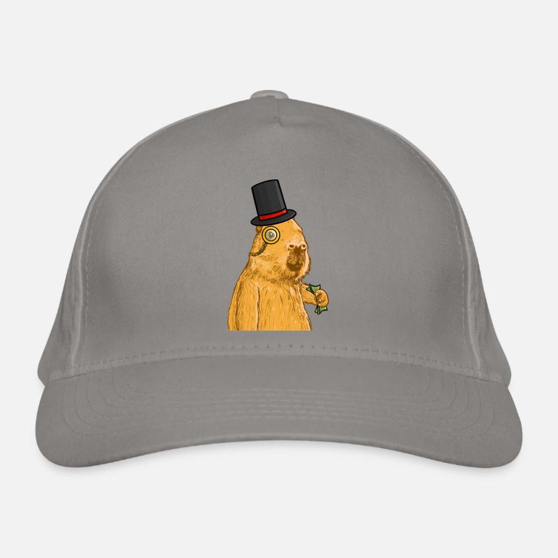 Rich Capybara Organic Baseball Cap