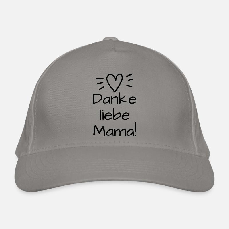 "Danke liebe Mama!" Muttertagsdesign, Mamaspruch Bio-Baseballkappe